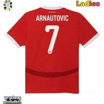 Austria Marko Arnautovic #7 Replica Home Shirt Ladies Euro 2024 Short Sleeve